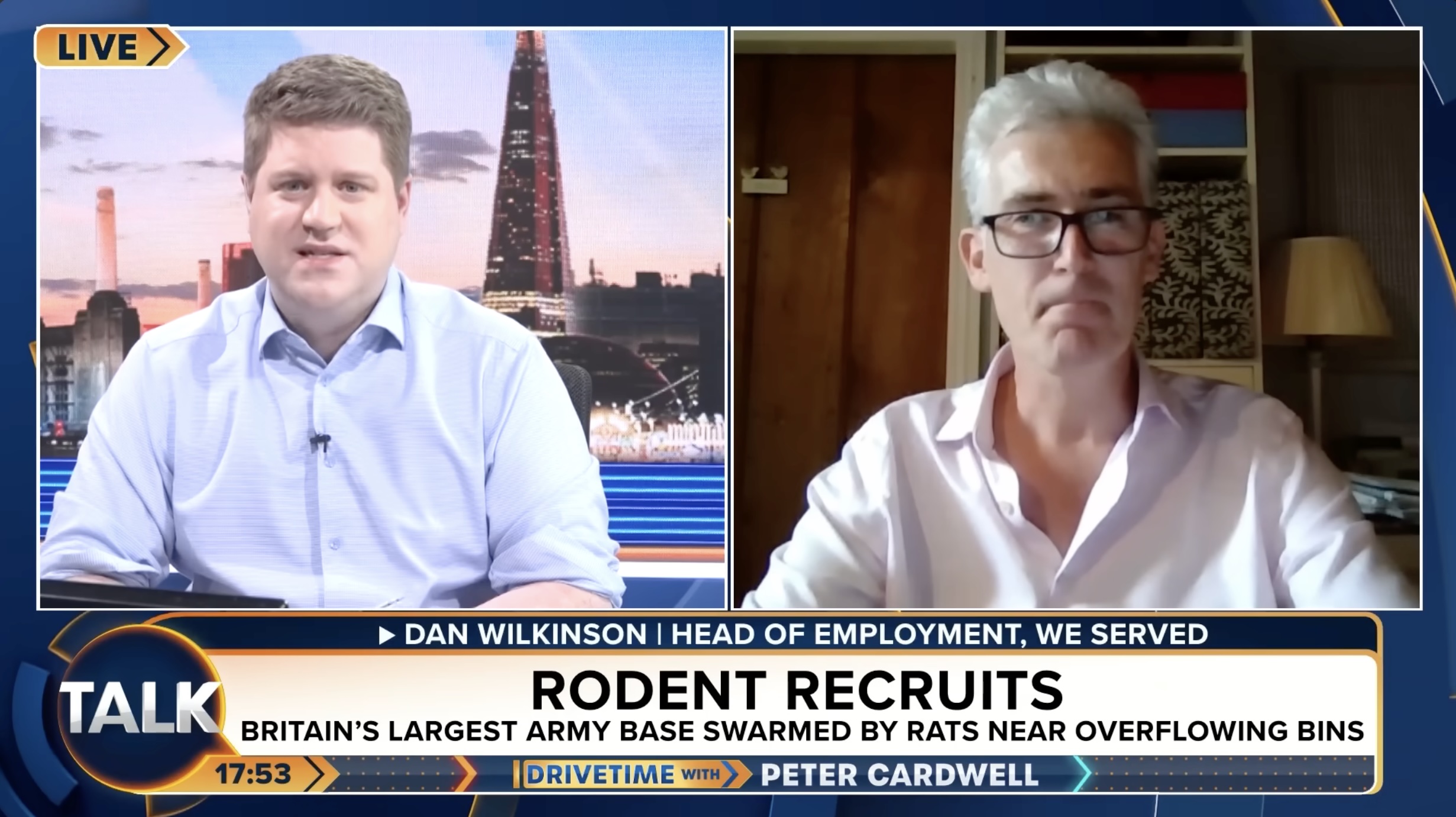 TalkTV Living Conditions