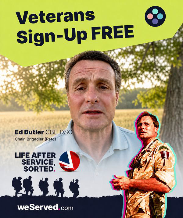 Brigadier (Retd) Ed Butler introducing weServed